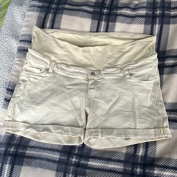 H&M Mama/Maternity Denim Shorts US XL - Picture 1 of 5